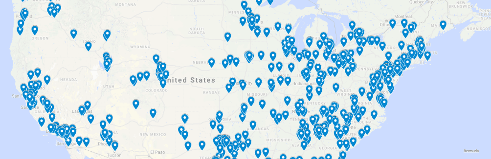 Map of Perfect Technician Academy Industry Opportunities