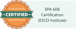 Badge of EPA 608 Certification (ESCO Institute)